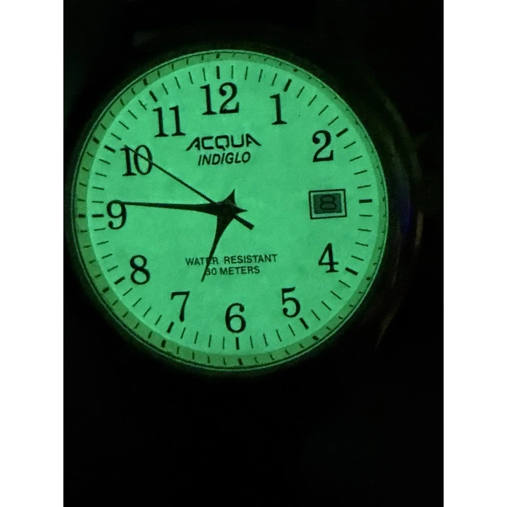Acqua By Timex New Battery 2000 Mens Watch 35MM 7.5